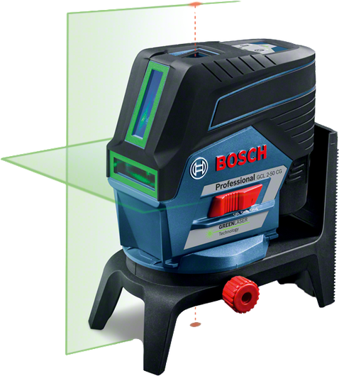 Máy cân mực laser tia xanh & điểm GCL 2-50 CG Professional