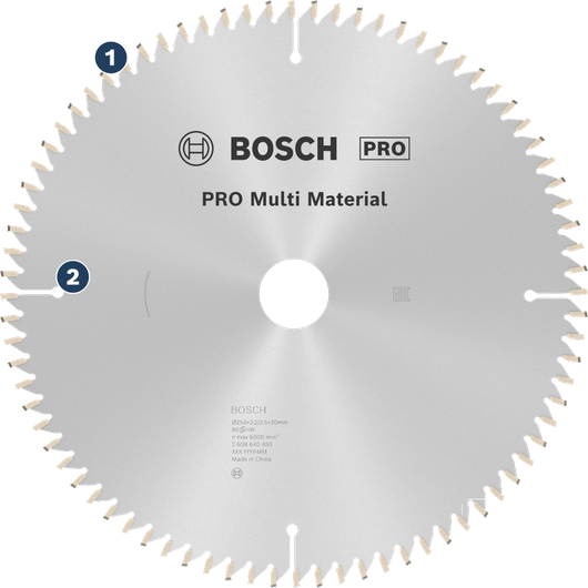 Lưỡi cưa tròn Bosch PRO Multi Material.