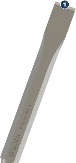 Đục phẳng Bosch PRO HEX 17-4C có chuôi lục giác.
