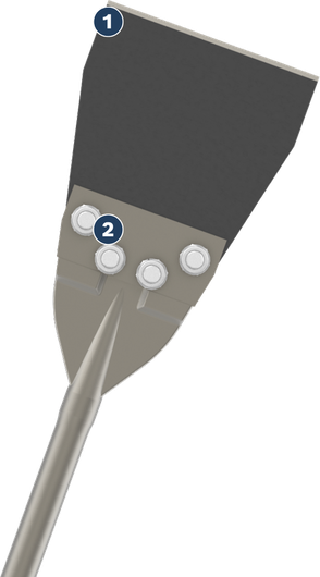 Bộ thay thế máy cạo sàn Bosch PRO SDS max, 152 mm.