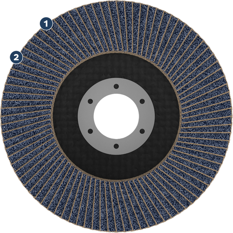 Đĩa mài và chà nhám Bosch .