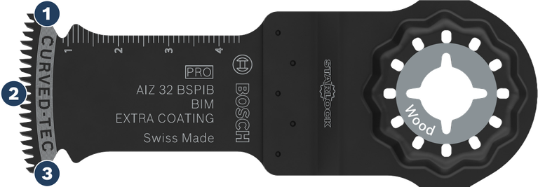 Lưỡi cưa gỗ Bosch Starlock AIZ 32 BSPIB.