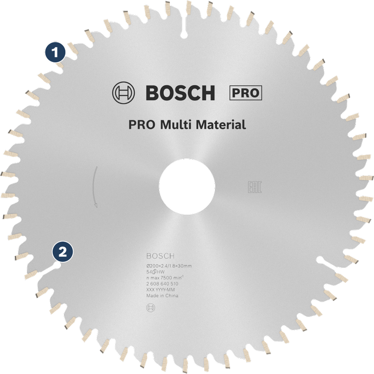 Lưỡi cưa tròn Bosch PRO Multi Material.