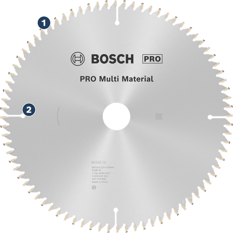 Lưỡi cưa tròn Bosch PRO Multi Material.