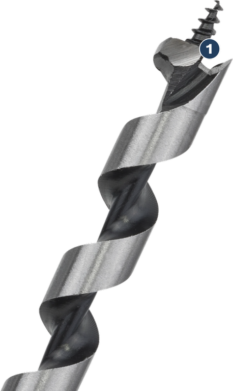 Mũi khoan gỗ Bosch có đầu ren.