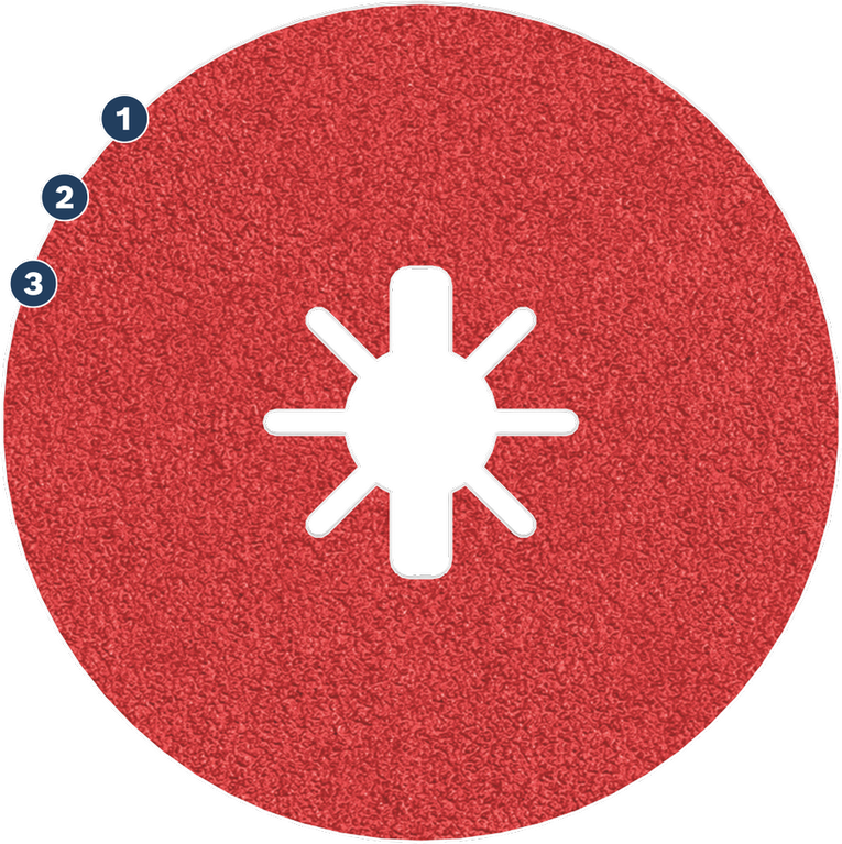 Đĩa chà nhám sợi Bosch Spider WOG dành cho máy mài.