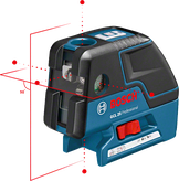 Máy cân bằng laser Bosch GCL 25 kết hợp với phạm vi 10 m.