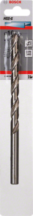 Mũi khoan kim loại HSS-G, DIN 340 Mũi khoan kim loại Bosch HSS-G DIN 340.