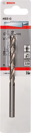 Mũi khoan kim loại Bosch 6.8mm HSS-G DIN 338.