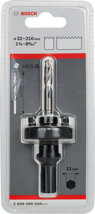 Khớp nối lục giác cho lưỡi khoét lỗ 32 - 210 mm Bộ chuyển đổi ổ cắm lục giác Bosch dành cho máy cưa lỗ 32–210 mm.