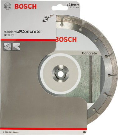 Đĩa cắt bê tông kim cương Bosch 230 mm.