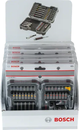 Bộ mũi khoan và đai ốc 43 chi tiết Bosch.