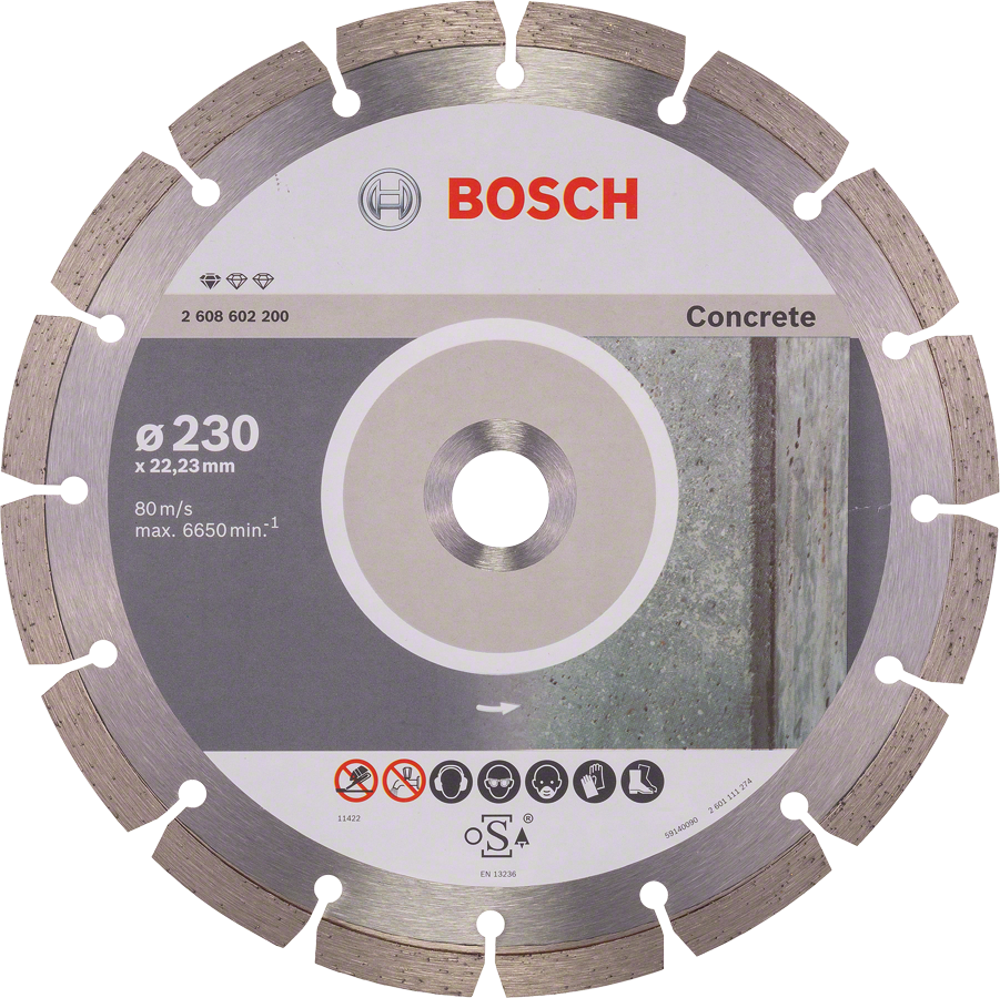 Đĩa cắt kim cương Bosch Standard for Concrete 230mm.