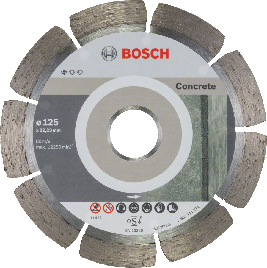 Đĩa cắt kim cương Bosch Standard for Concrete 125 mm.