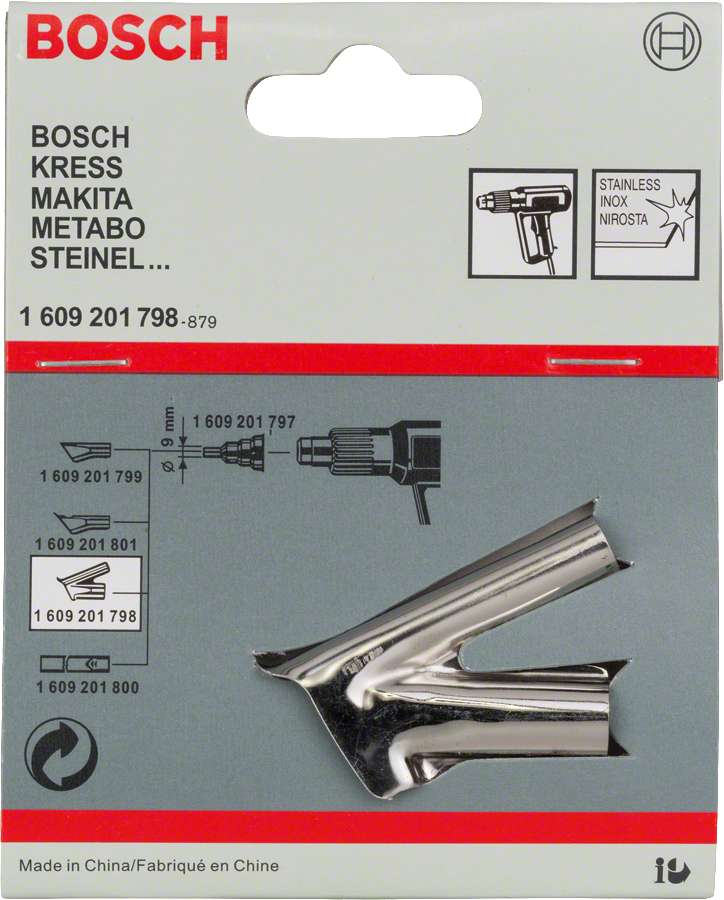 Phụ kiện đế hàn Bosch , đường kính 10 mm.