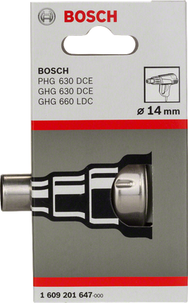 Đầu thổi nhiệt dạng côn Vòi phun giảm 14 mm Bosch .