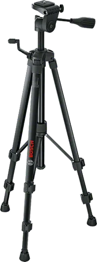 BT 150 Chân máy Bosch có thể điều chỉnh độ cao và tay cầm.