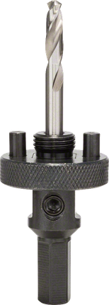 Khớp nối lục giác cho lưỡi khoét lỗ 32 - 210 mm Bộ chuyển đổi ổ cắm lục giác Bosch dành cho máy cưa lỗ 32-210 mm.