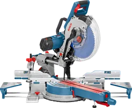 Máy cưa góc trượt Bosch GCM 12 SDE có lưỡi cưa dài 305 mm.