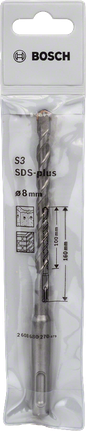 Mũi khoan búa SDS plus-1 Mũi khoan búa SDS-plus 8 mm Bosch .