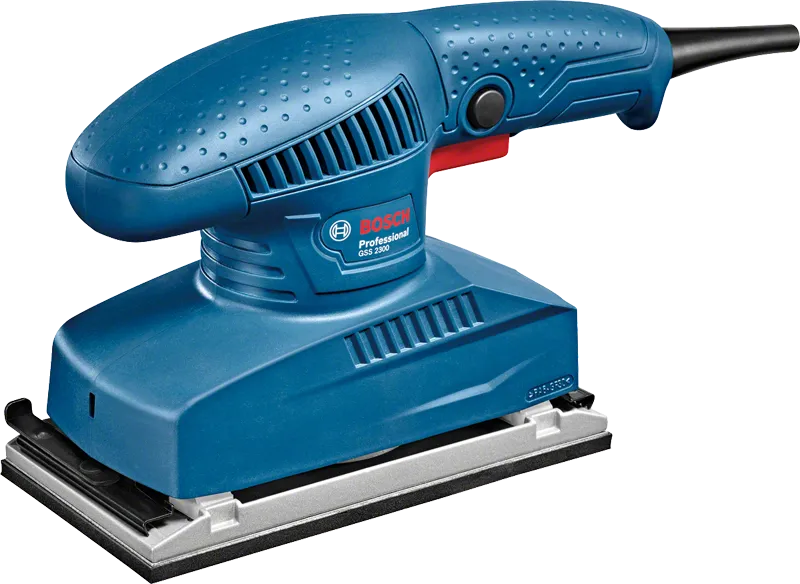 Máy chà nhám quỹ đạo Bosch GSS 2300 cho khả năng chà nhám mịn.