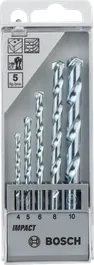 Bộ mũi khoan tường Bosch CYL-1 5 chi tiết, kích thước 4-10 mm.