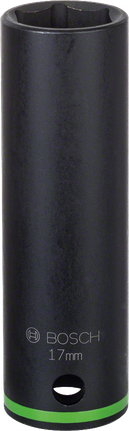 Đầu khẩu Ổ cắm Bosch 17mm cho hình vuông ngoài 1/2 inch.