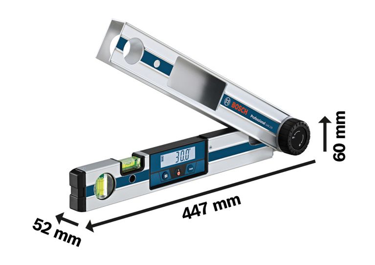 Kích thước thước đo góc.
