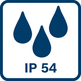 Khả năng chống bụi và tia nước IP54 