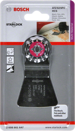 Lưỡi nạo HCS ATZ 52 SFC, linh loạt Máy cạo Bosch HCS ATZ 52 SFC 2-1/16″ linh hoạt.