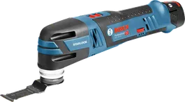 Dụng cụ đa năng dùng pin Bosch GOP 12V-28 có lưỡi Starlock.