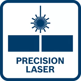 Dễ cài đặt nhờ chiếu tia laser của đường cắt