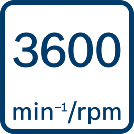Tốc độ không tải 3600 min-1/rpm 