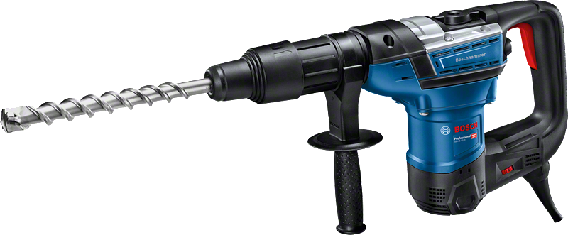 Máy khoan búa Bosch GBH 5-40 D có tay cầm bên hông.