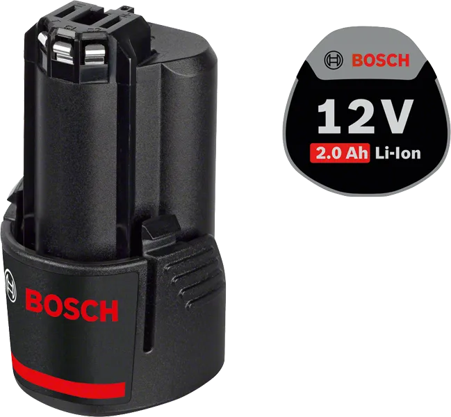 Bộ pin Bosch 12V 2.0Ah Li-Ion.