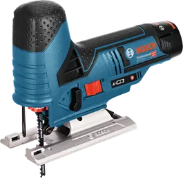 Máy cưa lọng dùng pin Bosch GST 12V-LI cho khả năng cắt chính xác.