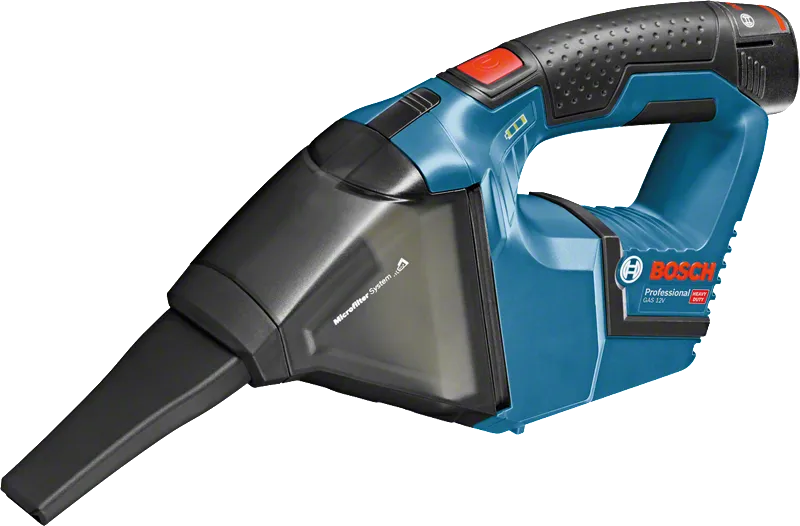 Máy hút bụi cầm tay Bosch GAS 12V dùng để hút các mảnh vụn nhỏ.