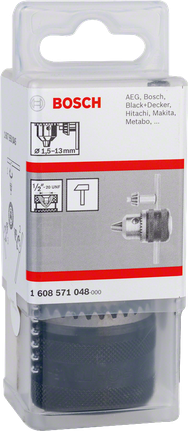 Đầu kẹp chìa khóa Bosch 1,5–13 mm.