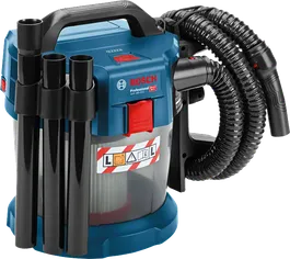 Máy hút bụi dùng pin Bosch GAS 18V-10 L có ống dẫn.