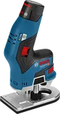 Máy phay cầm tay không dây Bosch GKF 12V-8, tay cầm tiện dụng.