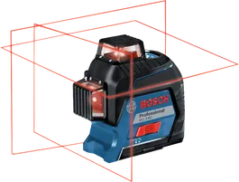 Máy cân bằng laser Bosch GLL 3-80 có khả năng chiếu đường thẳng 360°.