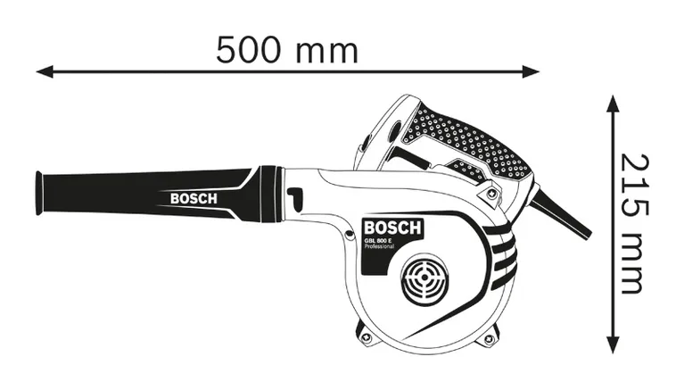 Sơ đồ kích thước quạt gió.