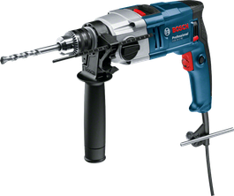 Máy khoan động lực Bosch GSB 20-2 RE có tay cầm bên hông.