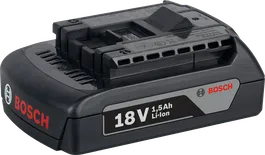 Bộ pin Bosch GBA 18V 1.5Ah MA dành cho các dụng cụ không dây.