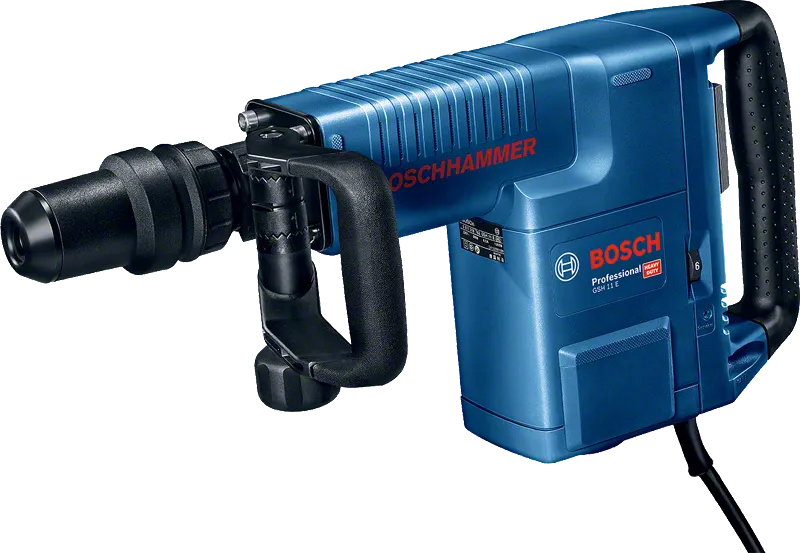 Máy đục phá Bosch GSH 11 E có tay cầm tiện dụng.