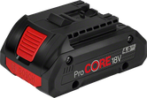Pin Bosch ProCORE18V 4.0Ah dành cho dụng cụ không dây.