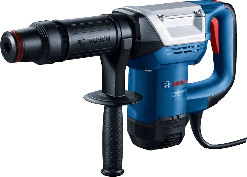 Máy đục phá Bosch GSH 500 có tay cầm lục giác.