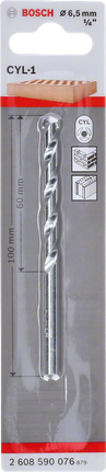 Mũi khoan tường CYL-1 Mũi khoan xây Bosch CYL-1 6,5 mm.
