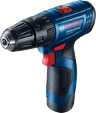 Máy khoan vặn vít dùng pin Bosch GSB 120-LI, tay cầm tiện dụng.