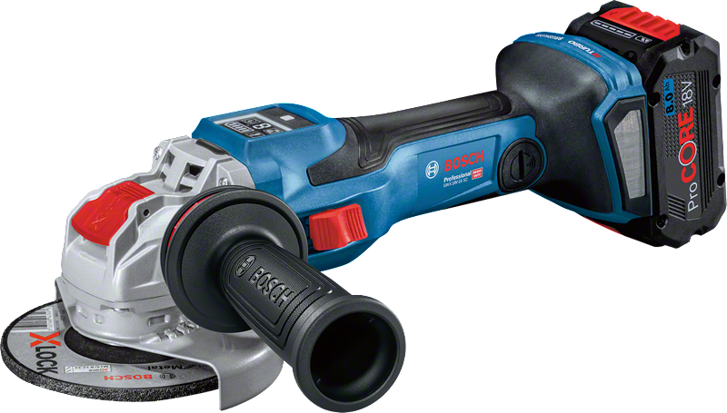 GWX 18V-15 SC Máy mài góc không dây Bosch GWX 18V-15 SC có chức năng X-LOCK.